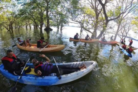 Kayaking and canoeing